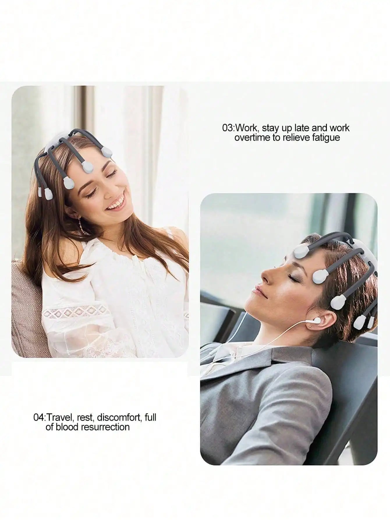 Octopus Head Scalp Massager