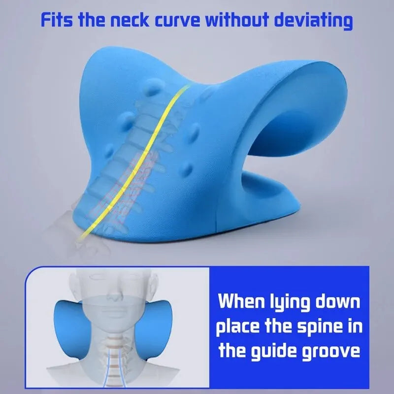 U-Shaped Cervical Massage Pillow